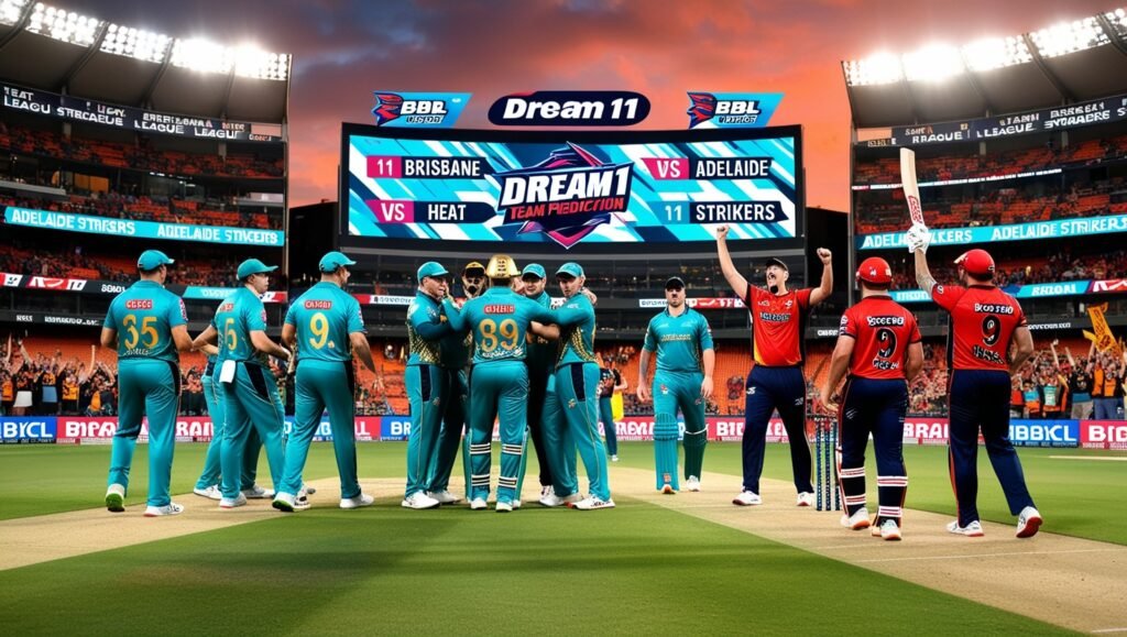 Brisbane Heat vs Adelaide Strikers: Big Bash League (BBL) Dream 11 Team Prediction