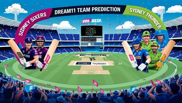 Sydney Sixers vs Sydney Thunder Big Bash League (BBL) Dream 11 Team Prediction