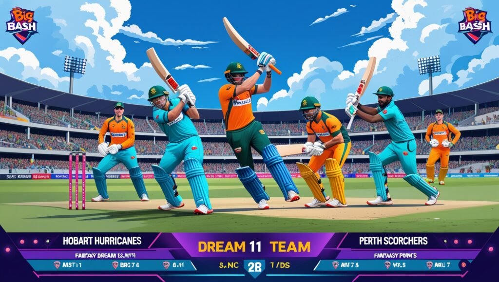 Hobart Hurricanes vs. Perth Scorchers: Big Bash League (BBL) Dream 11 Team Prediction