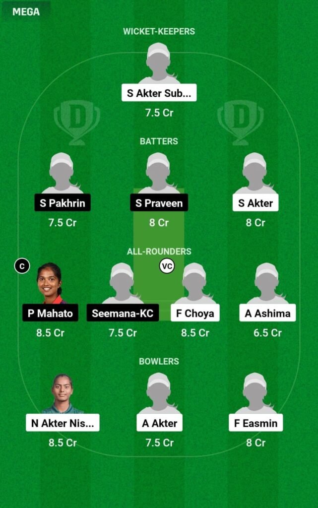 BAN-WU19 vs NEP-WU19 Dream11 Prediction Mega
