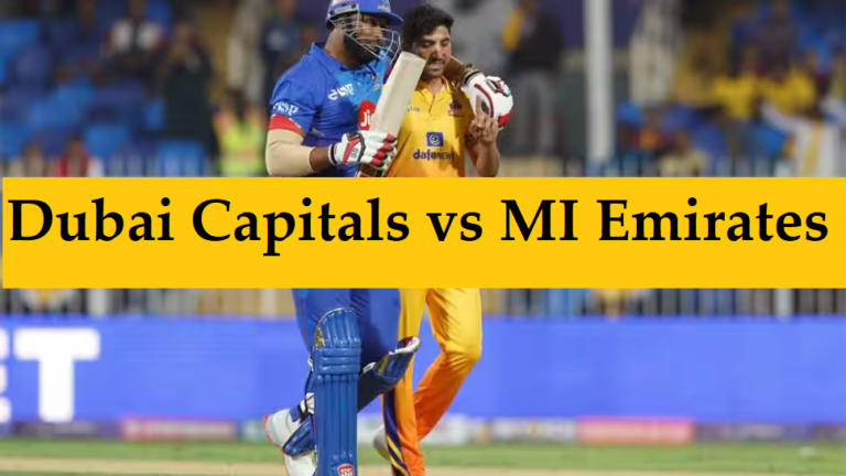 Dubai Capitals vs MI Emirates