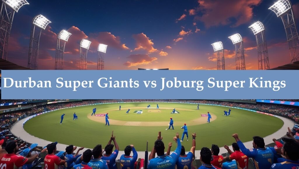 Durban Super Giants vs Joburg Super Kings