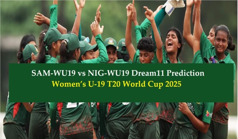 SAM-WU19 vs NIG-WU19 Dream11 Prediction | Fantasy Cricket Tips for 3rd T20I, Women’s U-19 T20 World Cup 2025