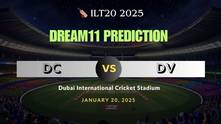 DC vs DV Dream11 Prediction | 3 Best Captain and Vice-Captain Picks for Today Match