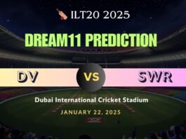 DV vs SWR Dream11 Prediction