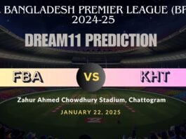 FBA vs KHT Dream11 Match Prediction