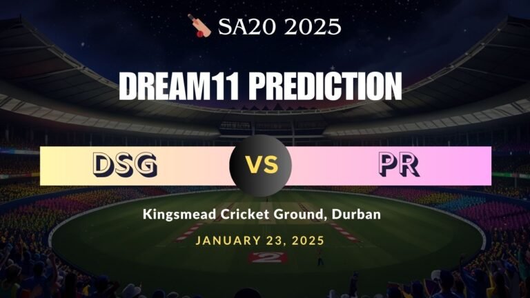 DSG vs PR Dream11 Prediction