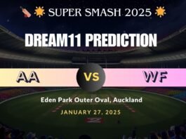 AA vs WF Dream11 Team Predication