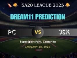 PC vs JSK Dream11 Prediction