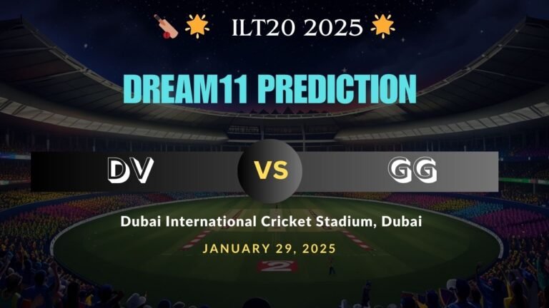 DV vs GG Dream11 Team Predication