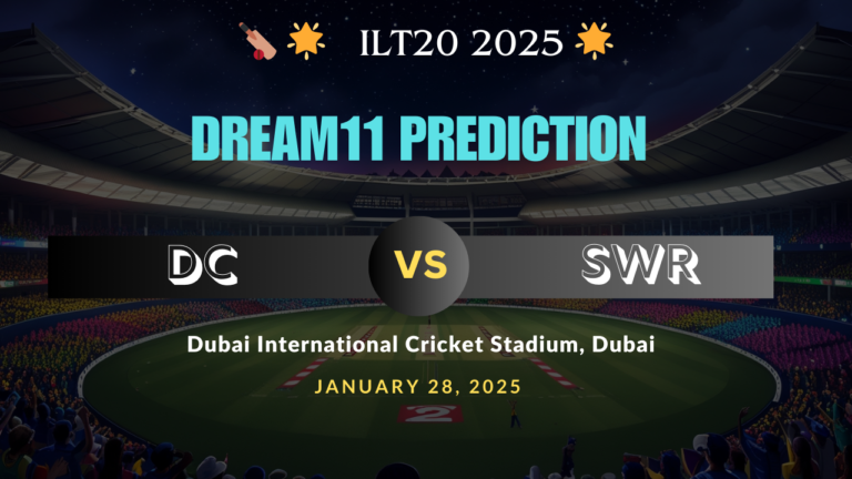 DC vs SWR Dream11 Prediction Today Match