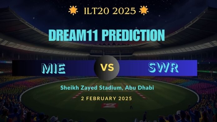 MIE vs SWR Dream11 Prediction