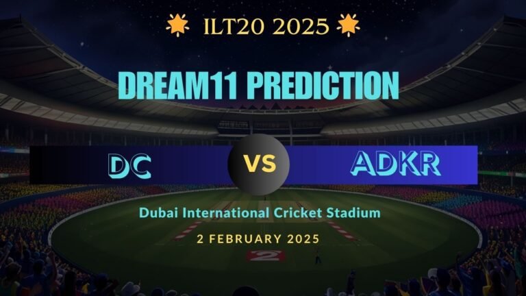 DC vs ADKR Dream11 Prediction